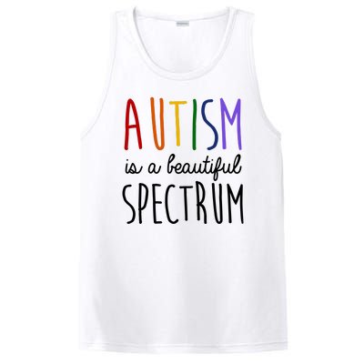 Autism Is A Beautiful Spectrum Awareness PosiCharge Competitor Tank