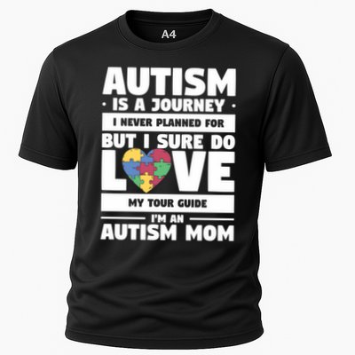 Autism Is A Journey I Never Planned For But I Sure Do Love Gift Performance Shirt