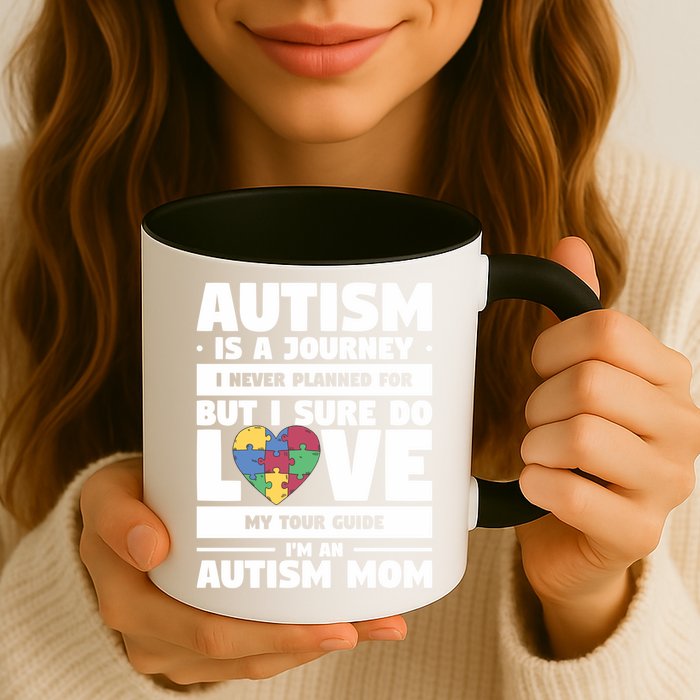 Autism Is A Journey I Never Planned For But I Sure Do Love Gift Mug