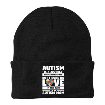 Autism Is A Journey I Never Planned For But I Sure Do Love Gift Beanie