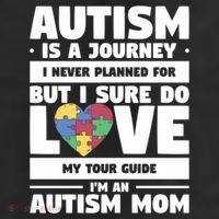 Autism Is A Journey I Never Planned For But I Sure Do Love Gift 25L Jumbo Tote