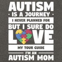 Autism Is A Journey I Never Planned For But I Sure Do Love Gift Cotton Canvas Backpack