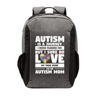 Autism Is A Journey I Never Planned For But I Sure Do Love Gift Vector Backpack