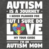 Autism Is A Journey I Never Planned For But I Sure Do Love Gift Vector Backpack