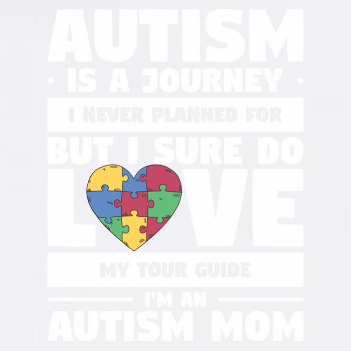 Autism Is A Journey I Never Planned For But I Sure Do Love Gift Garment-Dyed Sweatshirt