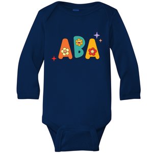 ABA Its A Beautiful Day To Shape Behaviors Baby Long Sleeve Bodysuit