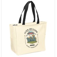 Alien Invasion Zip Tote Bag