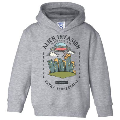 Alien Invasion Toddler Hoodie