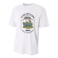 Alien Invasion Youth Performance Sprint T-Shirt