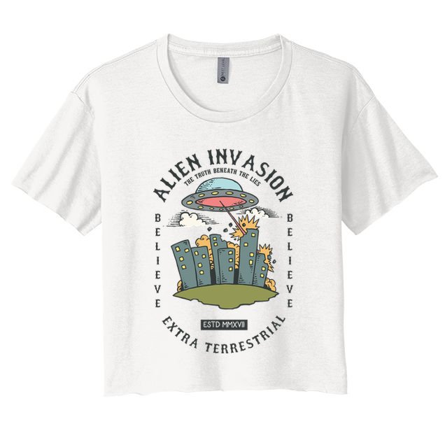 Alien Invasion Crop Top