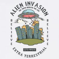 Alien Invasion Wool Snapback Cap