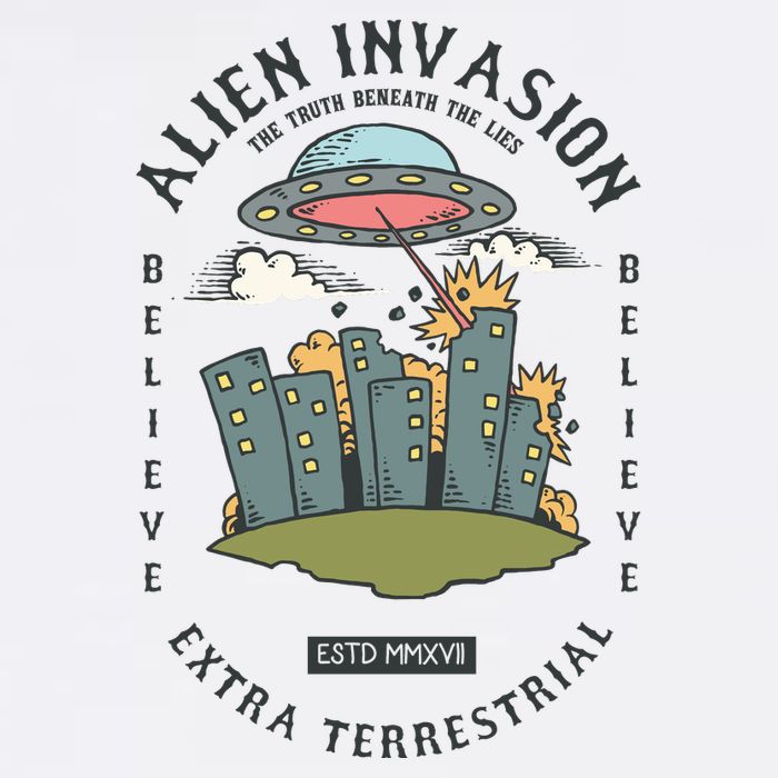 Alien Invasion Wool Snapback Cap
