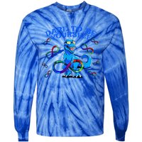 Autism Infinity Autism Trex Trex Infinity Dare To Be Yoursel Gift Tie-Dye Long Sleeve Shirt