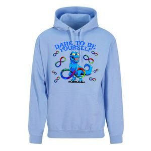 Autism Infinity Autism Trex Trex Infinity Dare To Be Yoursel Gift Unisex Surf Hoodie