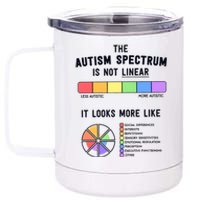 Autism Is A Spectrum Autism Awareness Supporter 12 oz Stainless Steel Tumbler Cup