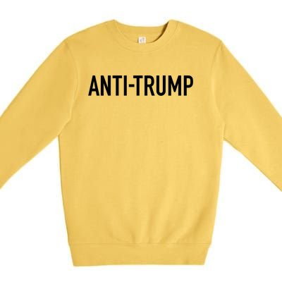 Antitrump Impeach Against President Hate Donald Rally Meaningful Gift Premium Crewneck Sweatshirt