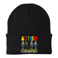 Autism It's A Different Ability Funny Dabbing Skeleton Beanie