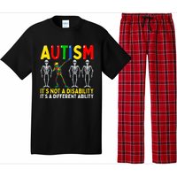 Autism It's A Different Ability Funny Dabbing Skeleton Pajama Set