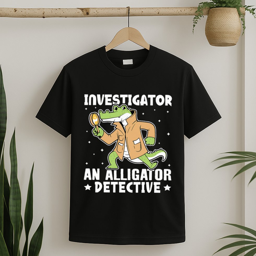 Alligator Investigator An Alligator Detective T-Shirt