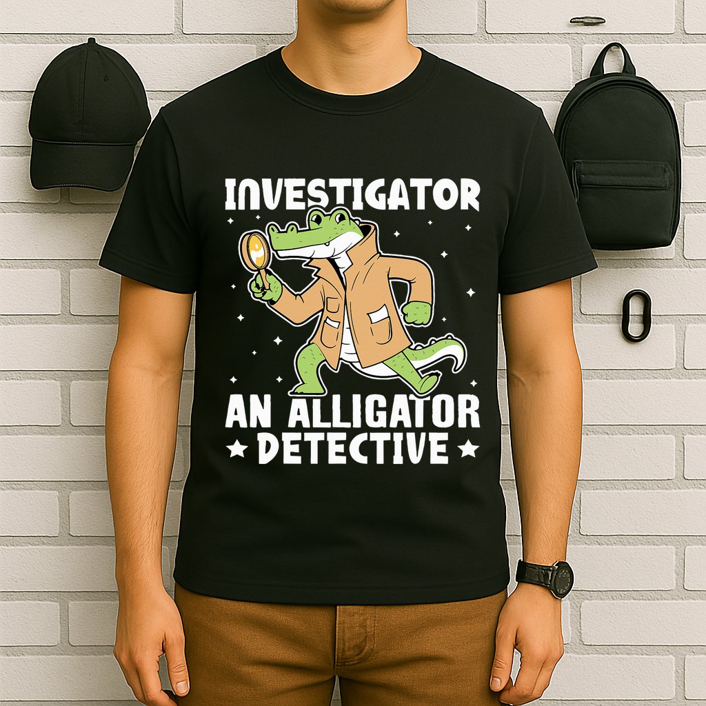 Alligator Investigator An Alligator Detective T-Shirt