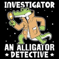 Alligator Investigator An Alligator Detective T-Shirt