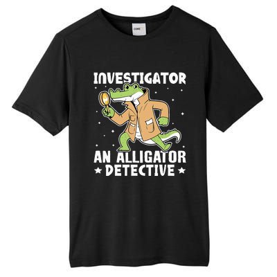 Alligator Investigator An Alligator Detective Tall Fusion ChromaSoft Performance T-Shirt