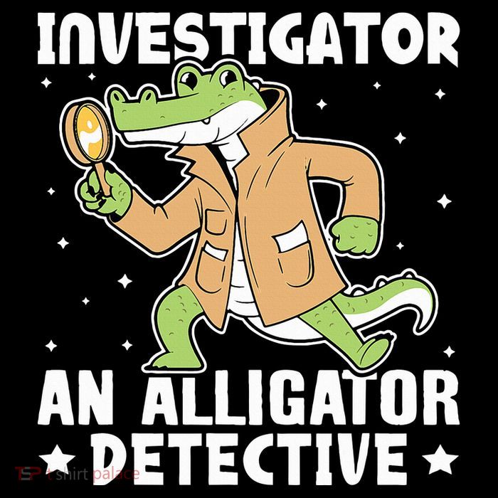 Alligator Investigator An Alligator Detective Drawstring Bag
