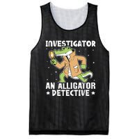 Alligator Investigator An Alligator Detective Mesh Reversible Basketball Jersey Tank