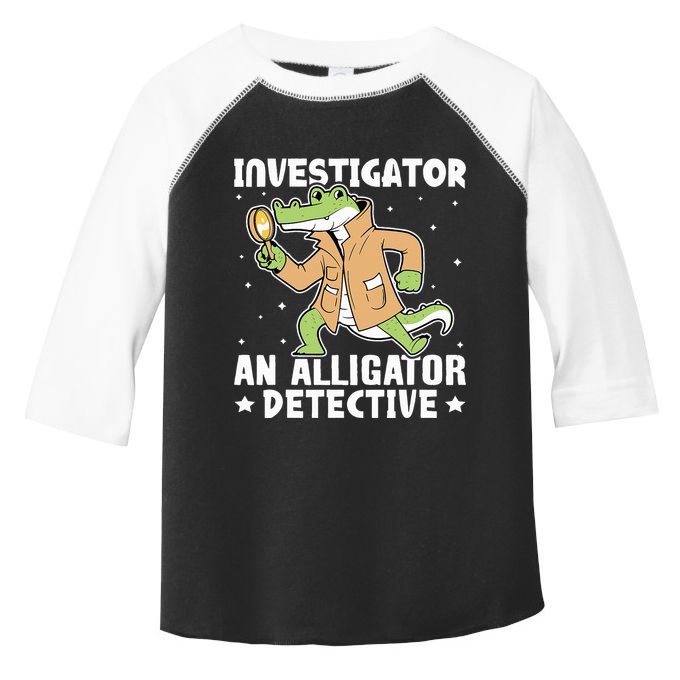 Alligator Investigator An Alligator Detective Toddler Fine Jersey T-Shirt