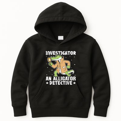 Alligator Investigator An Alligator Detective Kids Hoodie