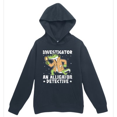 Alligator Investigator An Alligator Detective Urban Pullover Hoodie