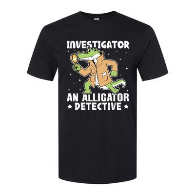 Alligator Investigator An Alligator Detective Softstyle CVC T-Shirt