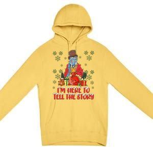 And I Am Here For The Food Muppet Xmas Lights Christmas Holiday Premium Pullover Hoodie