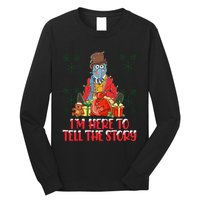 And I Am Here For The Food Muppet Xmas Lights Christmas Holiday Long Sleeve Shirt