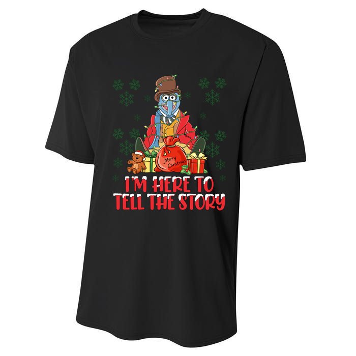 And I Am Here For The Food Muppet Xmas Lights Christmas Holiday Performance Sprint T-Shirt