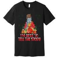 And I Am Here For The Food Muppet Xmas Lights Christmas Holiday Premium T-Shirt