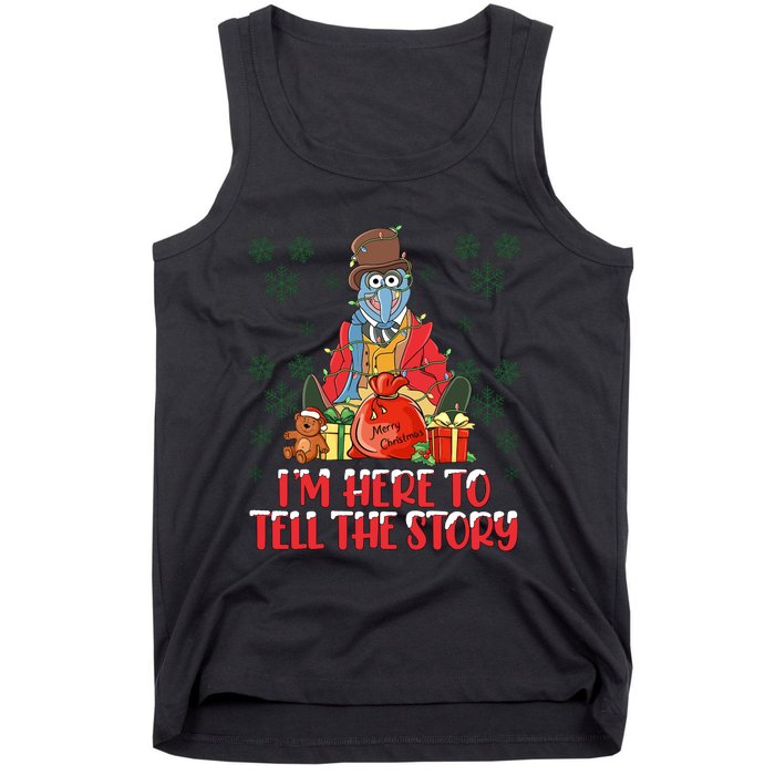 And I Am Here For The Food Muppet Xmas Lights Christmas Holiday Tank Top