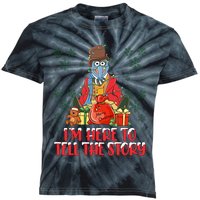 And I Am Here For The Food Muppet Xmas Lights Christmas Holiday Kids Tie-Dye T-Shirt