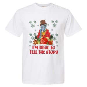 And I Am Here For The Food Muppet Xmas Lights Christmas Holiday Garment-Dyed Heavyweight T-Shirt