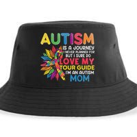Autism Is A Journey I Never Planned Love My Guide Mom Sustainable Bucket Hat