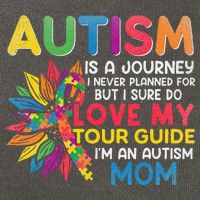 Autism Is A Journey I Never Planned Love My Guide Mom Cotton Canvas Backpack