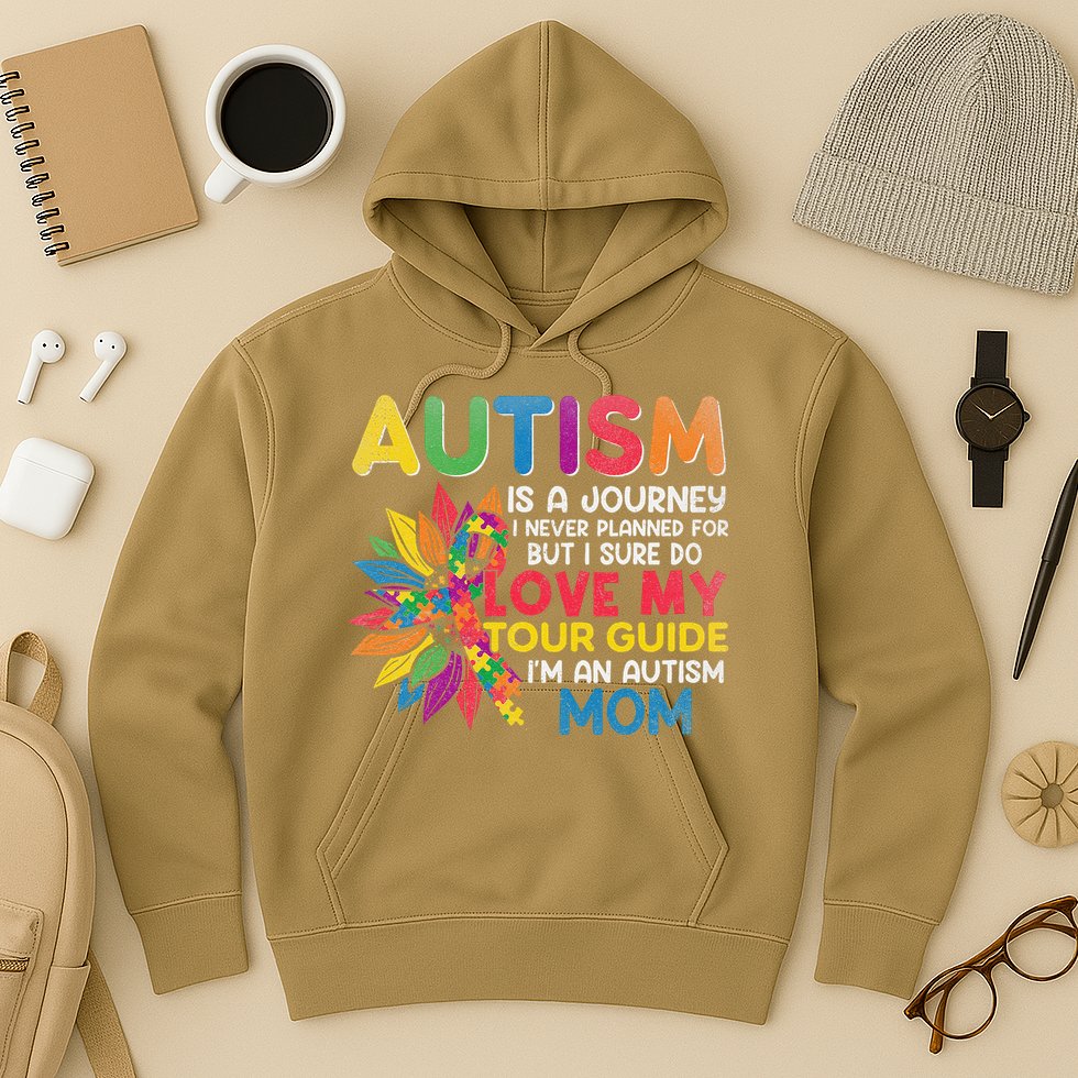 Autism Is A Journey I Never Planned Love My Guide Mom Hoodie