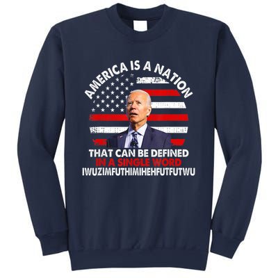 America Is A Nation That Can Be Defined In Single Word Biden Sweatshirt