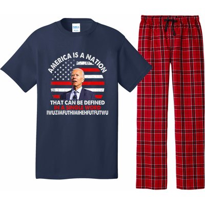 America Is A Nation That Can Be Defined In Single Word Biden Pajama Set