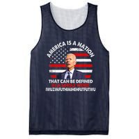 America Is A Nation That Can Be Defined In Single Word Biden Mesh Reversible Basketball Jersey Tank