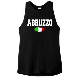 Abruzzo Italy Ladies PosiCharge Tri-Blend Wicking Tank