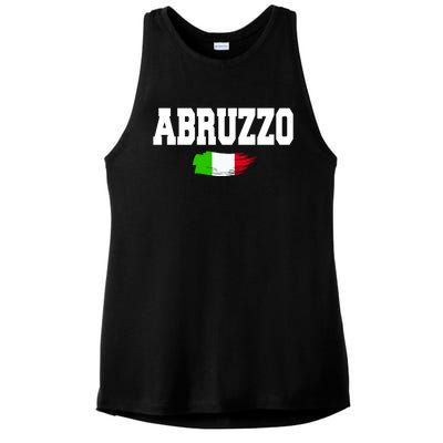 Abruzzo Italy Ladies PosiCharge Tri-Blend Wicking Tank