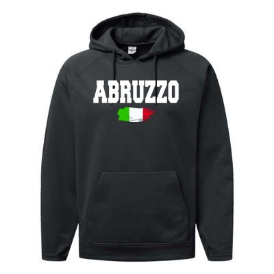 Abruzzo Italy Performance Fleece Hoodie