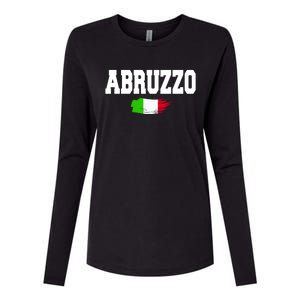 Abruzzo Italy Womens Cotton Relaxed Long Sleeve T-Shirt