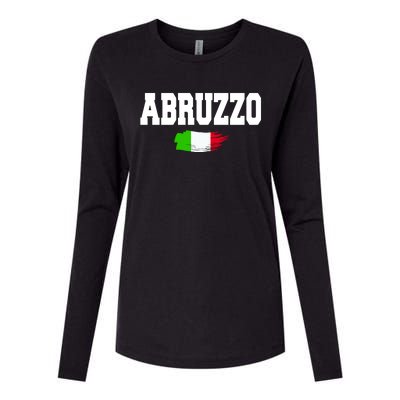 Abruzzo Italy Womens Cotton Relaxed Long Sleeve T-Shirt